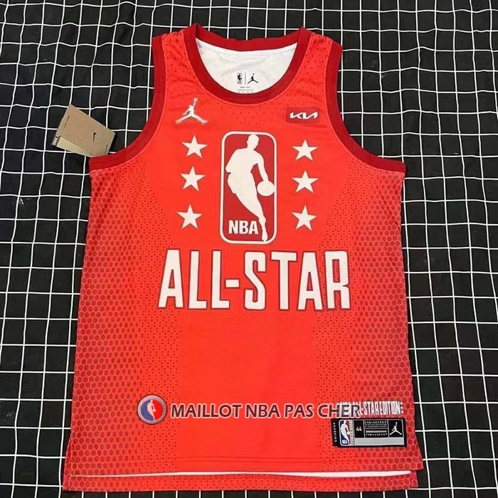 Maillot All Star 2022 Los Angeles Lakers LeBron James NO 6 Marron.